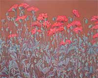 Polly Jackson - Poppies on Gold Street